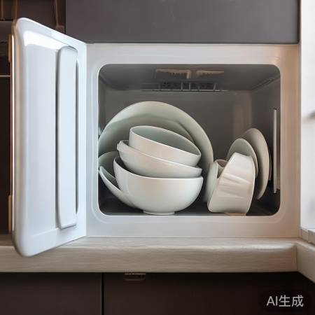 消毒柜温度过高，碗面干燥黏糊