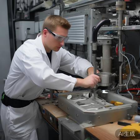 组装完毕，检查电源水源