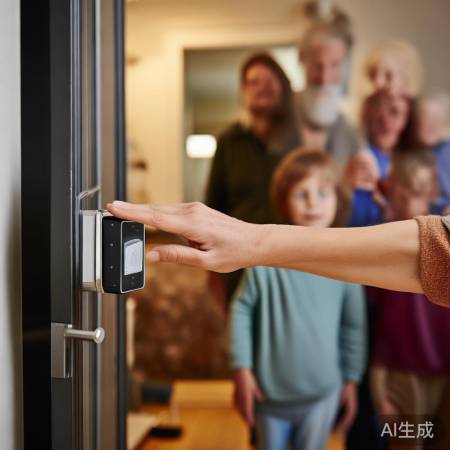 指纹锁方便多指设置