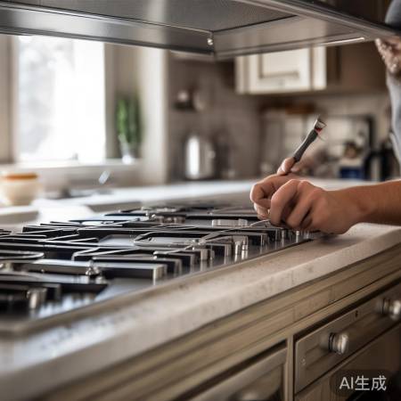 检查油烟机安装螺丝