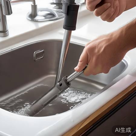 检查洗衣机排水管