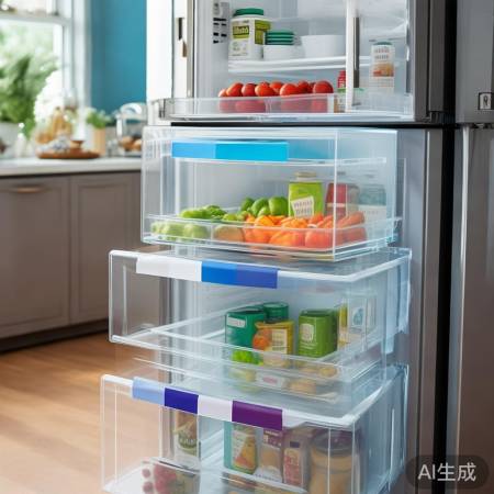 冰箱抽屉贴标签，食材易找