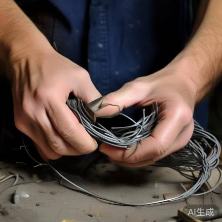 工具准备：细软铁丝与钳子