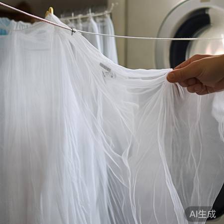 三洋洗衣机故障救援热线科普：蚊帐能否放入洗衣机清洗？
