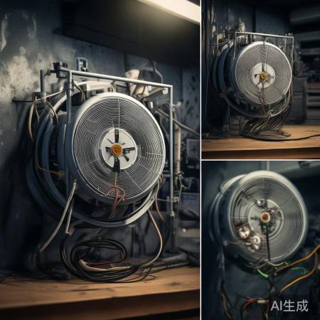 电路接触不良，排风扇故障