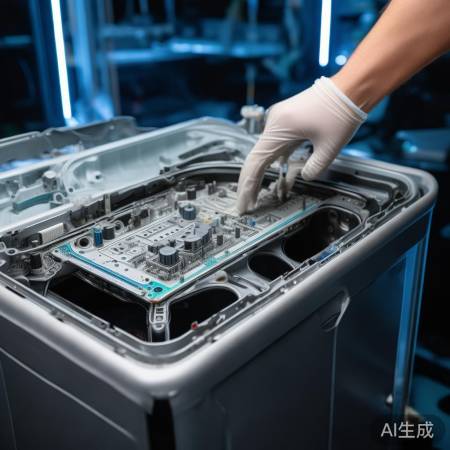 小心打开洗衣机外壳