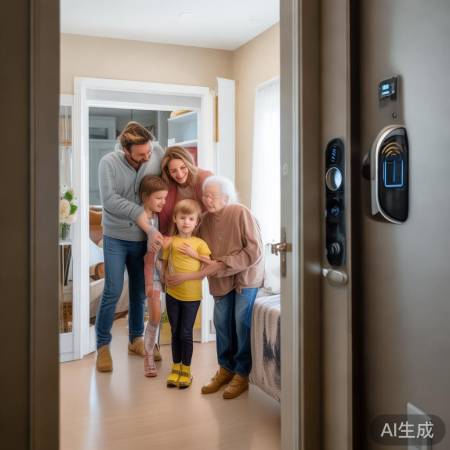 指纹锁贵，需教老人孩子使用