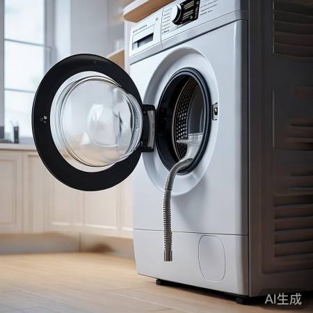 检查排水管，清洁洗衣机