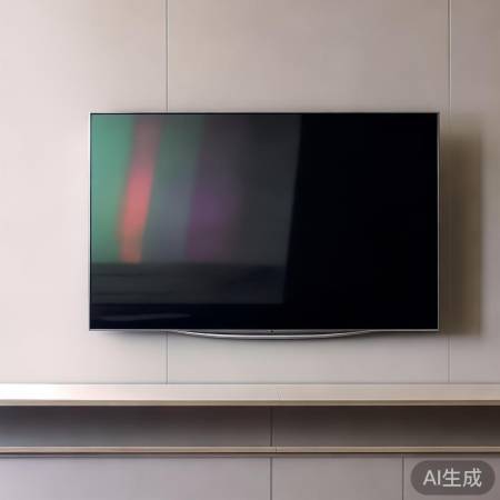 科慕电视机急速响应热线解说：意式极简电视机墙：打造现代家居新风尚