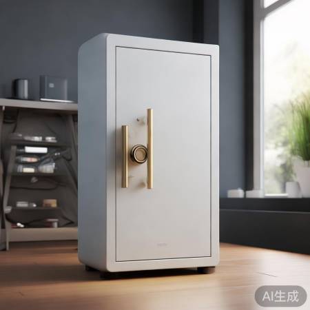 “简约防盗柜，贴心收纳宝”