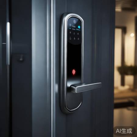 指纹锁防猫眼，自动报警吓跑贼