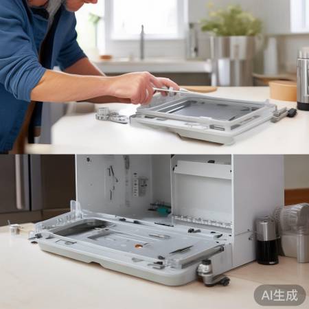 安装消毒柜接水盘步骤简单