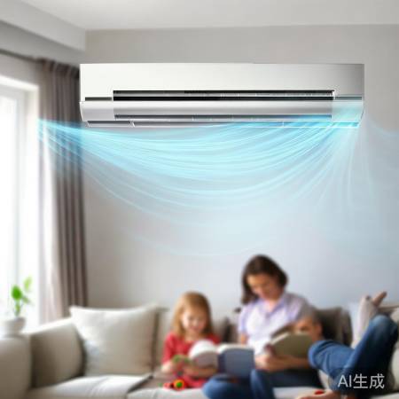 空调出风口大，风量大，调节自由