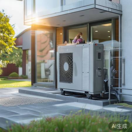 节能空气能热水器，家庭好帮手