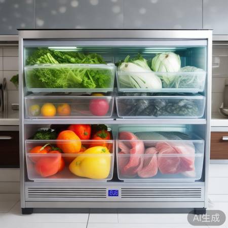冰箱分区控温保鲜