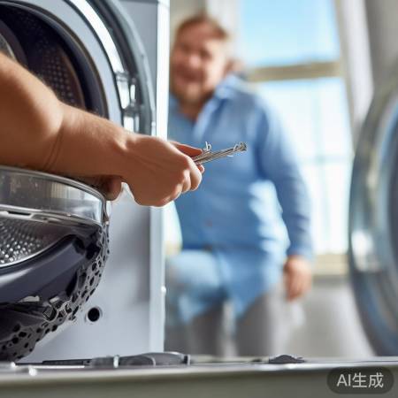 “安装螺丝盖，洗衣无忧”