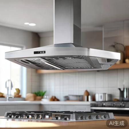 小熊抽油烟机，静音高效。