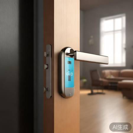 智能锁电池续航长，不担心电量。