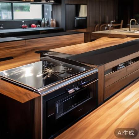 中岛C位，多功能集成灶融合