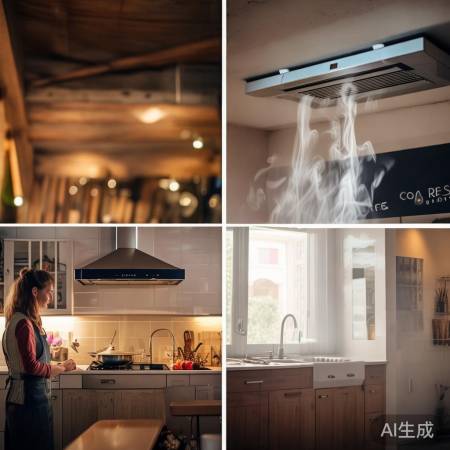 油烟机抽油烟，排气扇排异味