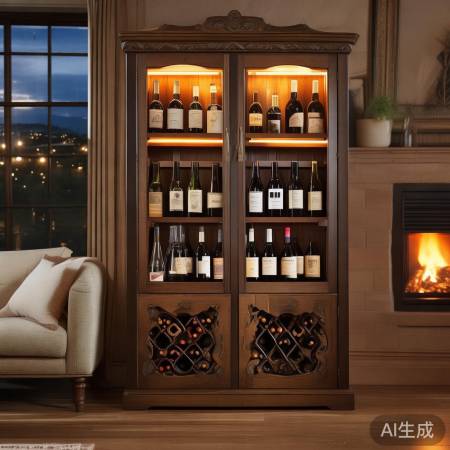 威盾斯酒柜24小时报修热线解说_实木酒柜，红酒格子设计，尽显品味生活