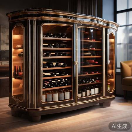 酒柜样式多，定制个性佳