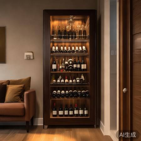 酒柜定制，空间灵活，温馨宁静。