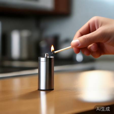 检查打火机，火柴能点说明正常