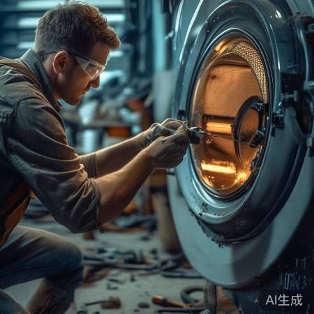 洗衣机维修不难，安全第一。