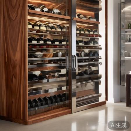 红酒柜材质多样，选你所爱。
