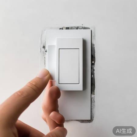 安装开关步骤完成