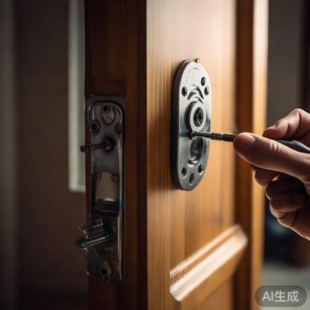 调整锁体安装位