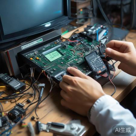 检查电路板，找专业维修