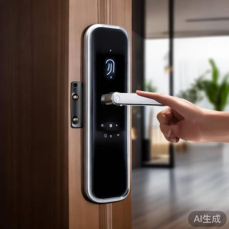 指纹锁电量预警操作简便