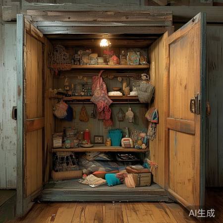 创意改造保险柜变温馨收纳柜