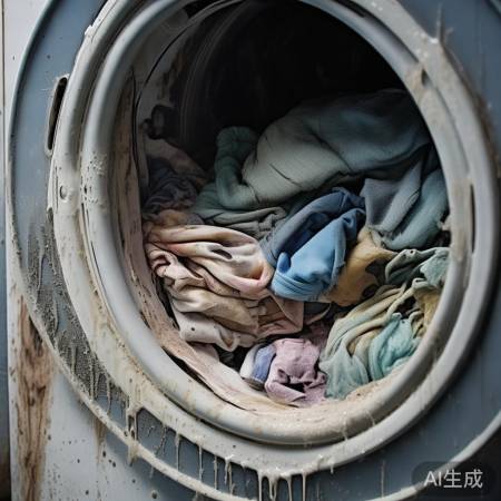 洗衣机内潮湿易滋生细菌